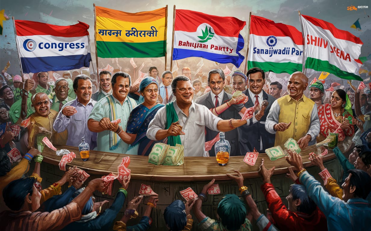 हर दल का नारा है, सारा सीट हमारा है।