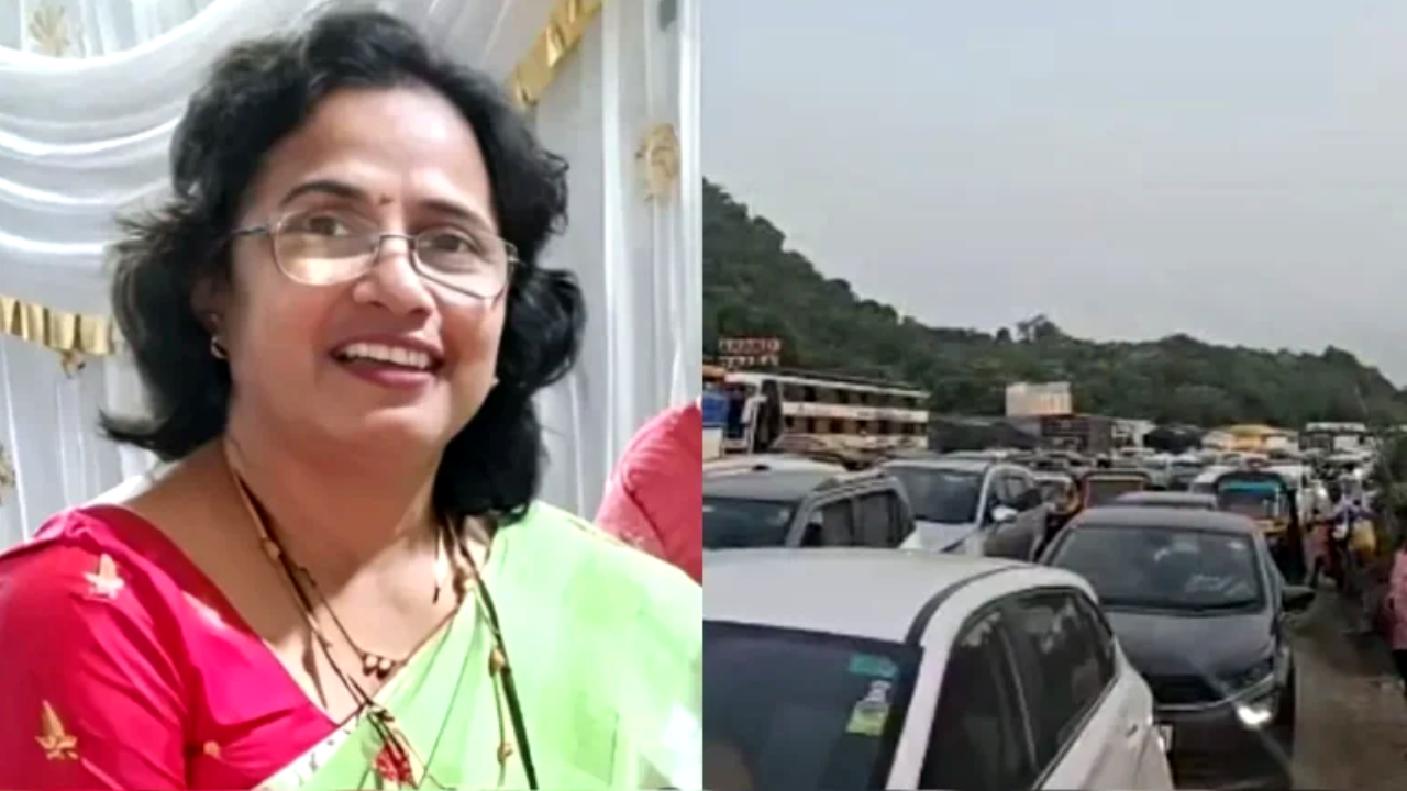 ट्रैफिक जाम ने ली एक महिला की जान, 3 घंटे तक फंसी रही एम्बुलेंस
