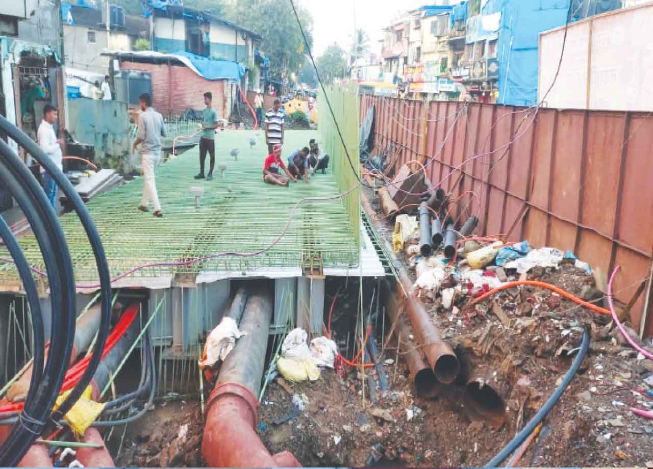 मालाड में विकास कार्य बना सिरदर्द, लोगों की बढ़ी मुश्किलें