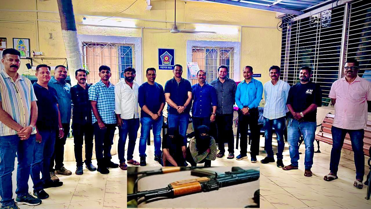 मालाड आर्मी कैंप में चोरी: क्राइम ब्रांच ने तीन चोरों को पकड़ा, बंदूक और 9 जिंदा कारतूस बरामद