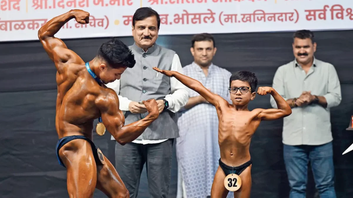 6-year-old-Rachit-dazzles-on-the-bodybuilding-stage-fulfilling-his-father-unfulfilled-dream-news