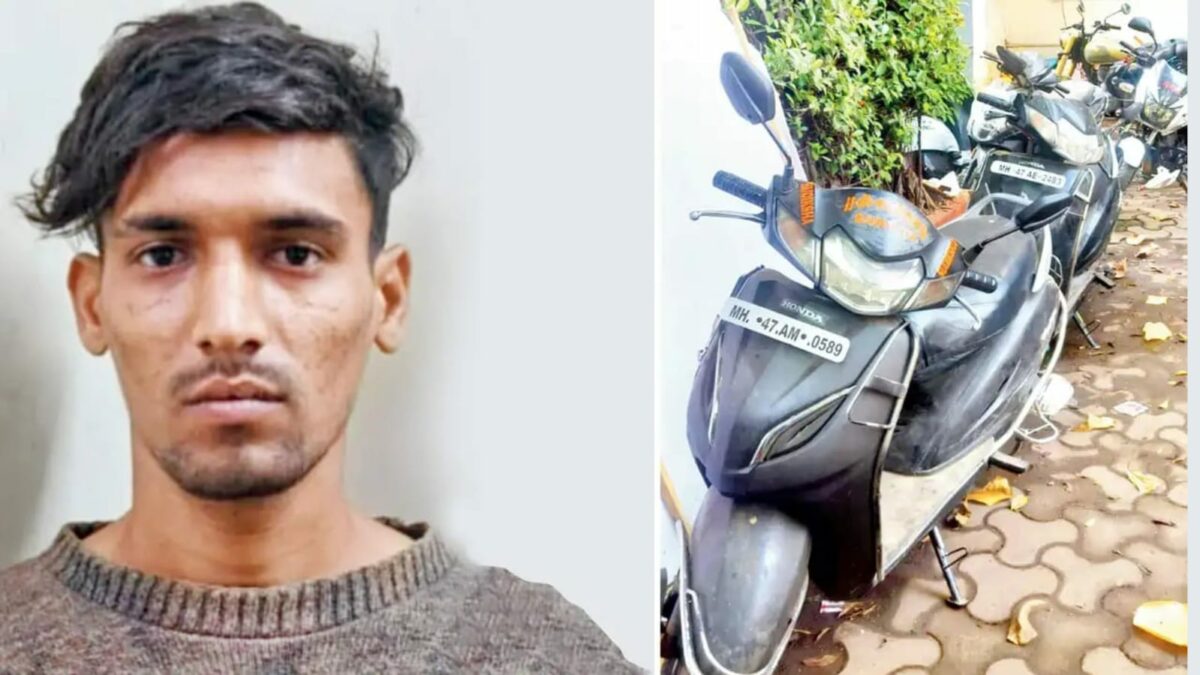 Dindoshi-police-arrested-the-accused-for-stealing-bikes-to-impress-his-girlfriend-news