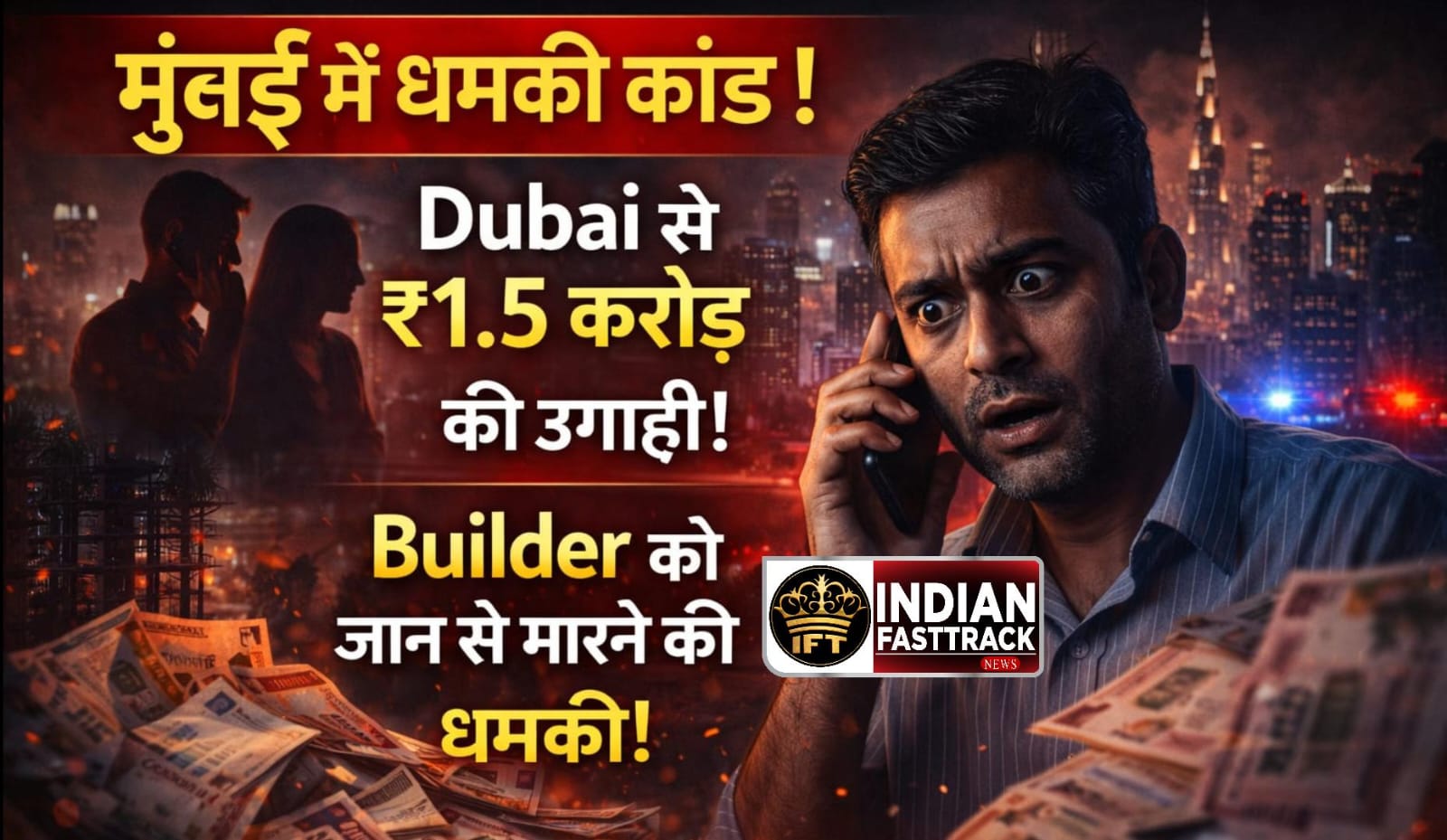 Mumbai Crime: Borivali Builder को Dubai से Death Threat! ₹1.5 Crore Extortion Case में Fashion Designer का नाम आया सामने