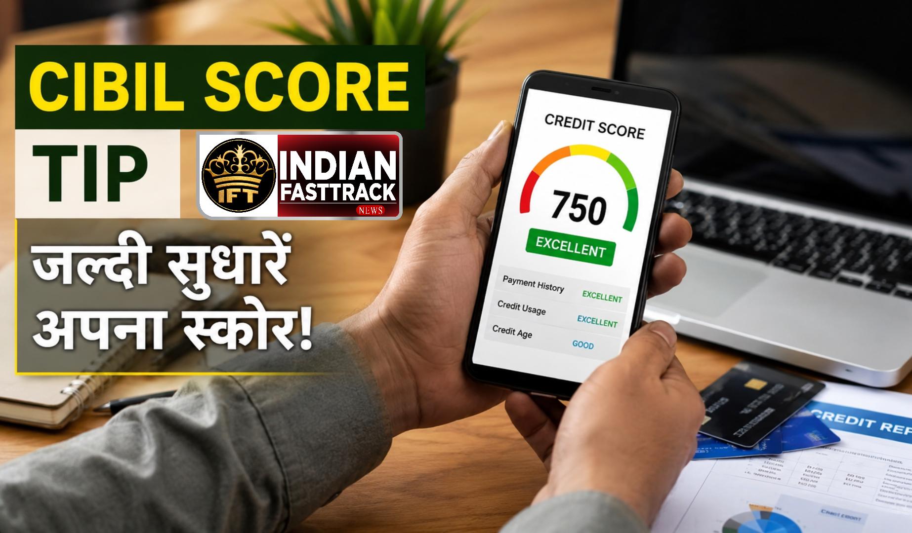 How to Improve CIBIL Score Fast (India, 2026)