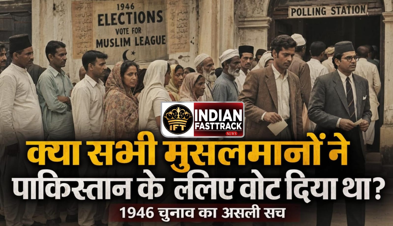 🚨 क्या 1946 में मुसलमानों ने पाकिस्तान के लिए वोट दिया था? पूरा सच जो अब तक आपसे छुपाया गया!