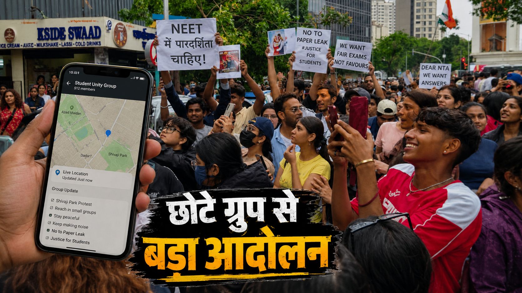 neet-protest-mumbai-youth-whatsapp-social-media-movement