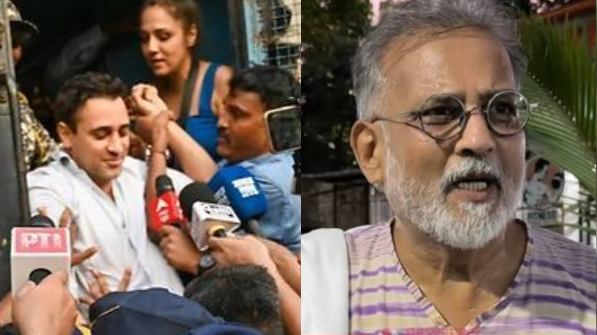 imran-khan-tushar-gandhi-mumbai-protest