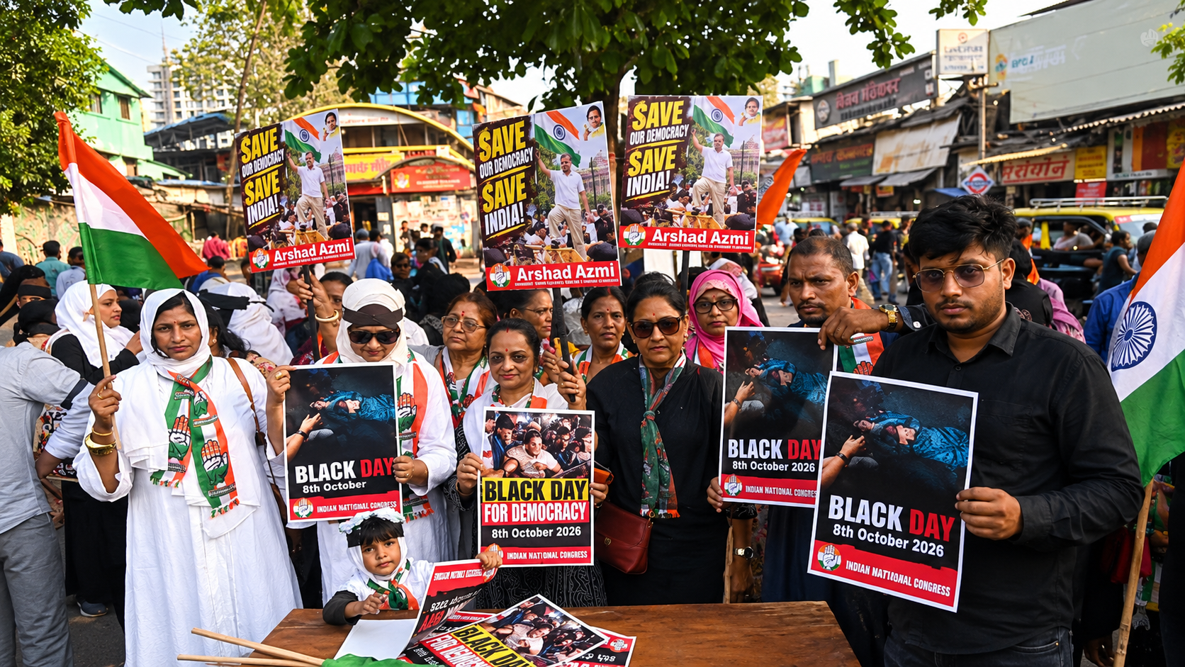 kurla-congress-save-democracy-protest-sir